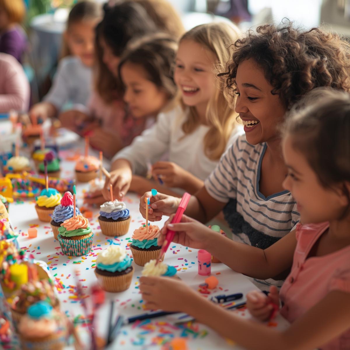 CUPCAKE SÜSLEME DOĞUM GÜNÜ ATÖLYESİ  ÇOCUKLAR